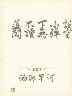 落不下小说免费阅读无弹窗