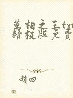 万相之王txt精校版免费阅读封面