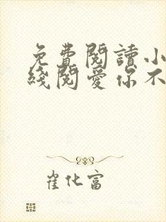 免费阅读小说在线阅爱你不过荒唐一场