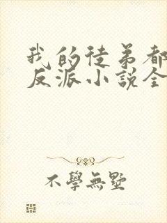 我的徒弟都是大反派小说全篇封面