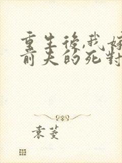 重生后,我嫁给前夫的死对头 短剧