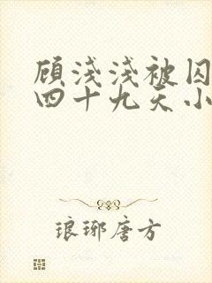 顾浅浅被囚禁的四十九天小说阅读封面