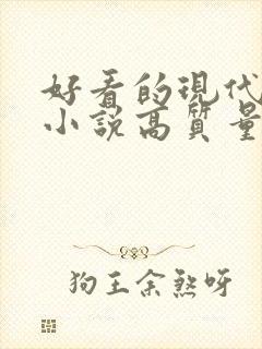 好看的现代言情小说高质量文笔好