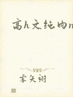 高h文纯肉np
