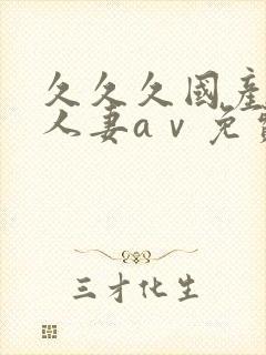 久久久国产精品人妻aⅴ免费