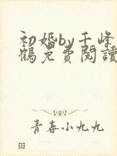 初婚by千峰一鹤免费阅读笔趣阁小说