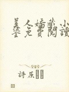 美人娇藏小说苏鎏免费阅读封面