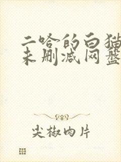 二哈的白猫师尊未删减网盘