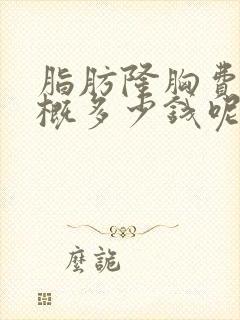 脂肪隆胸费用大概多少钱呢