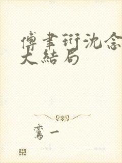 傅聿珩沈念结局大结局封面