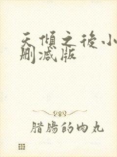 天倾之后小说无删减版