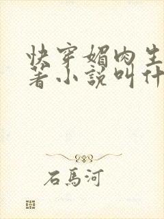 快穿媚肉生香原著小说叫什么封面