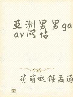 亚洲男男gay av网站封面