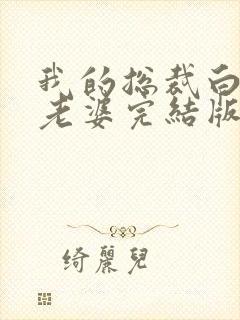 我的总裁白富美老婆完结版