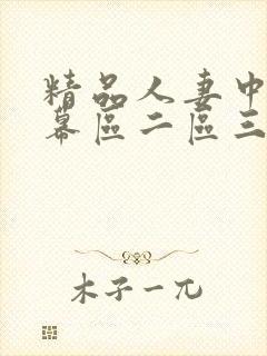 精品人妻中文字幕区二区三区视频封面