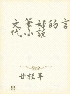 文笔好的言情现代小说