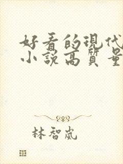 好看的现代言情小说高质量文笔好封面