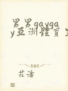 男男gaygay亚洲体育生封面