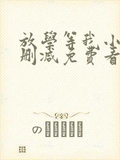 放学等我小说无删减免费看