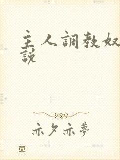 主人调教奴隶小说