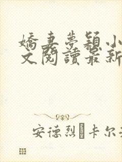 娇妻梦颖小说全文阅读最新章节更新