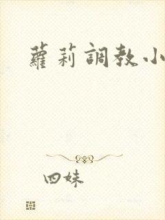 萝莉调教小说h封面