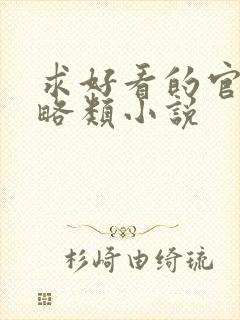 求好看的官场谋略类小说