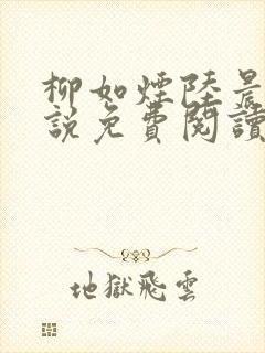 柳如烟陆晨的小说免费阅读