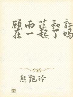 顾雨菲和许忠义在一起了吗