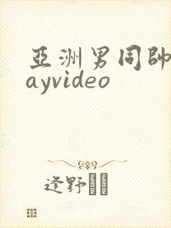 亚洲男同帅哥gayvideo