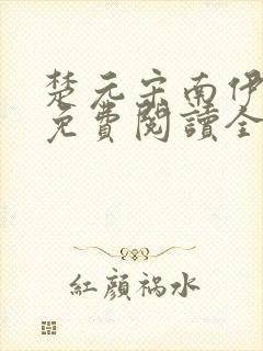 楚元宋南伊小说免费阅读全文最新章节封面