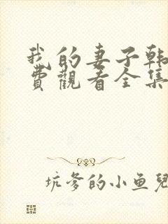 我的妻子韩剧免费观看全集在线观看天才中封面