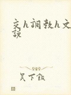 交h调教h文小说封面