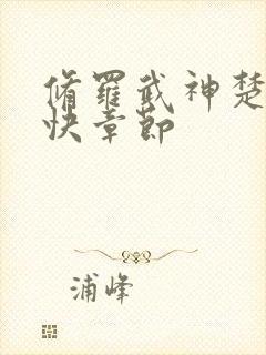 修罗武神楚枫更快章节