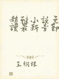 赵雅小说免费阅读最新章节