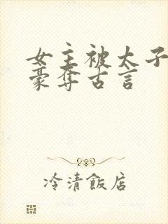 女主被太子强取豪夺古言封面