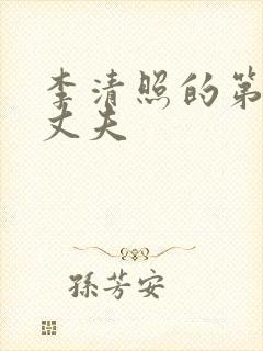 李清照的第二个丈夫