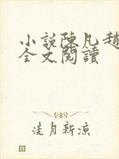 小说陈凡赵琳琳全文阅读