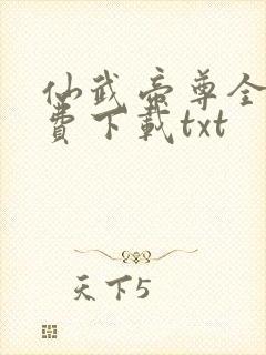 仙武帝尊全集免费下载txt封面