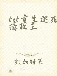 txt重生迷死摄政王