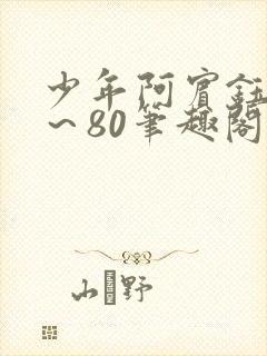 少年阿宾钰慧1～80笔趣阁