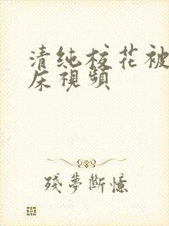 清纯校花被按在床视频