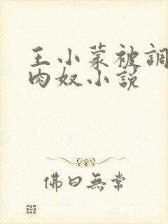 王小蒙被调教成肉奴小说