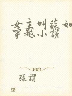 女主叫苏如意的穿越小说