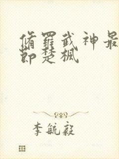 修罗武神最新章节楚枫封面