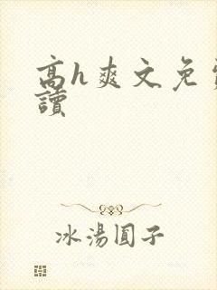 高h爽文免费阅读封面