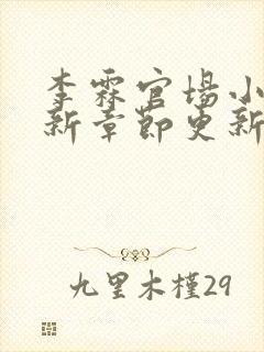 李霖官场小说最新章节更新