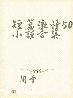 短篇激情500小说合集