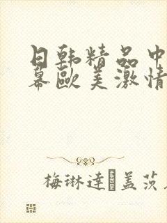 日韩精品中文字幕欧美激情
