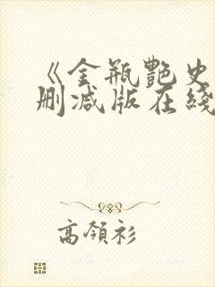 《金瓶艳史》无删减版在线